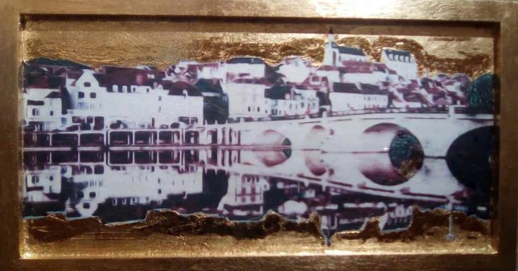 Joigny, icône de l'Yonne Peinture à l'acrylique