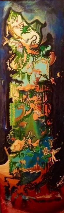 L'Arbre de la vie Peinture à l'huile